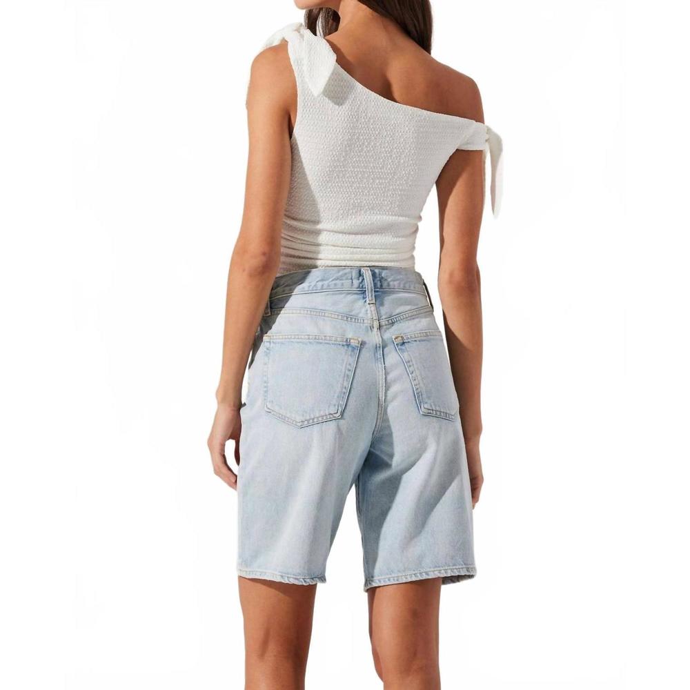 NEW ASTR lora textured off shoulder top in white - Picture 3 of 4